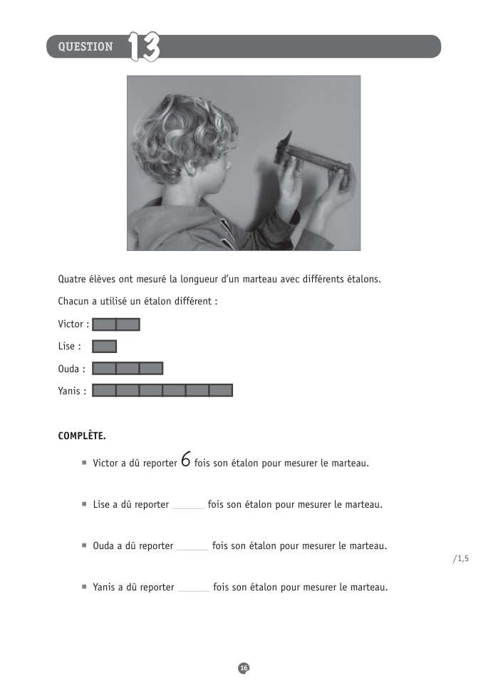Exercice du questionnaire CEB 2015, page 128