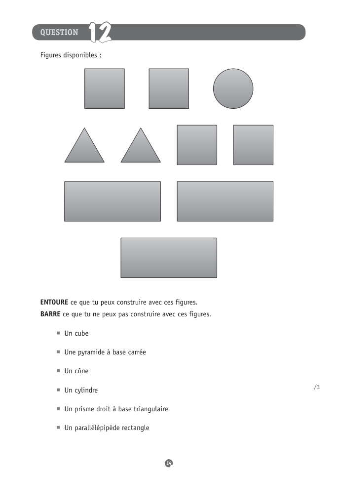 Exercice du questionnaire CEB 2015, page 26