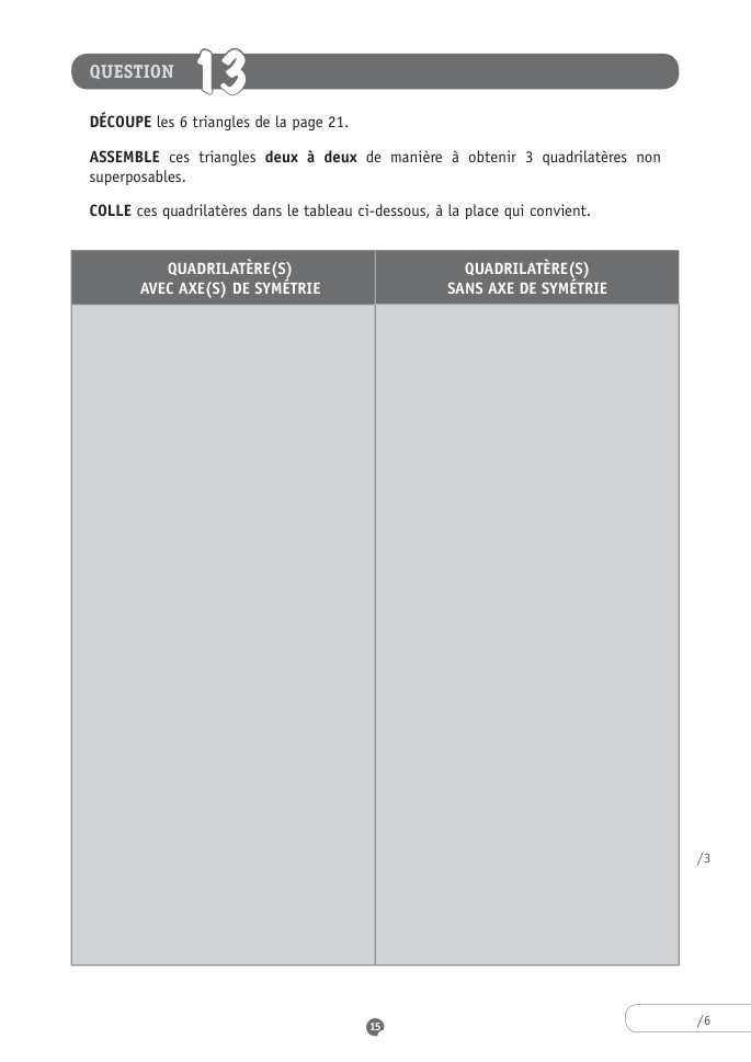 Exercice du questionnaire CEB 2015, page 27