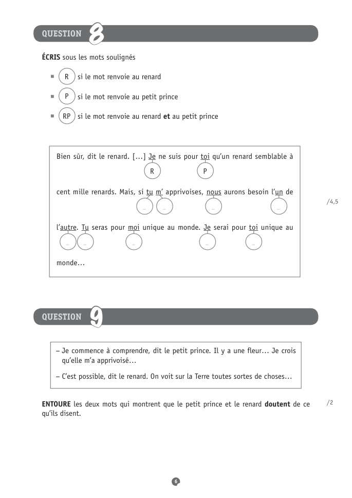 Exercice du questionnaire CEB 2015, page 42