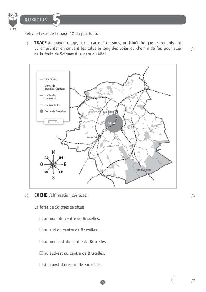 Exercice du questionnaire CEB 2016, page 45