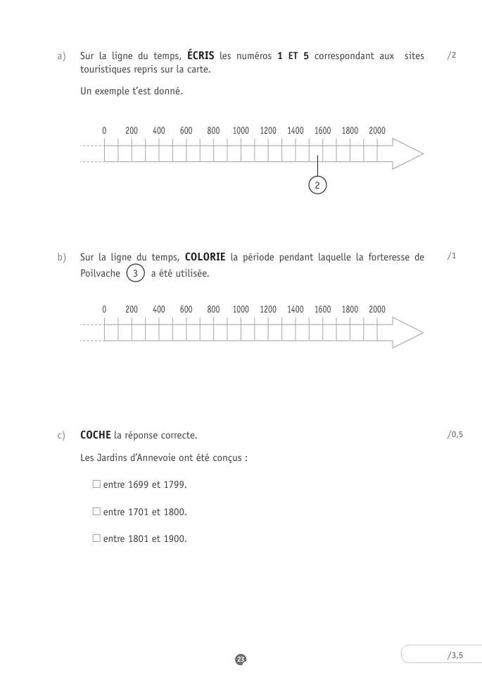 Exercice du questionnaire CEB 2016, page 63