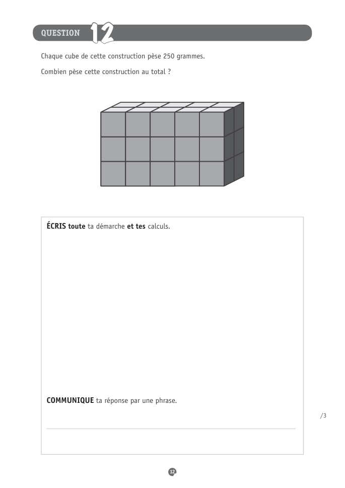 Exercice du questionnaire CEB 2016, page 96