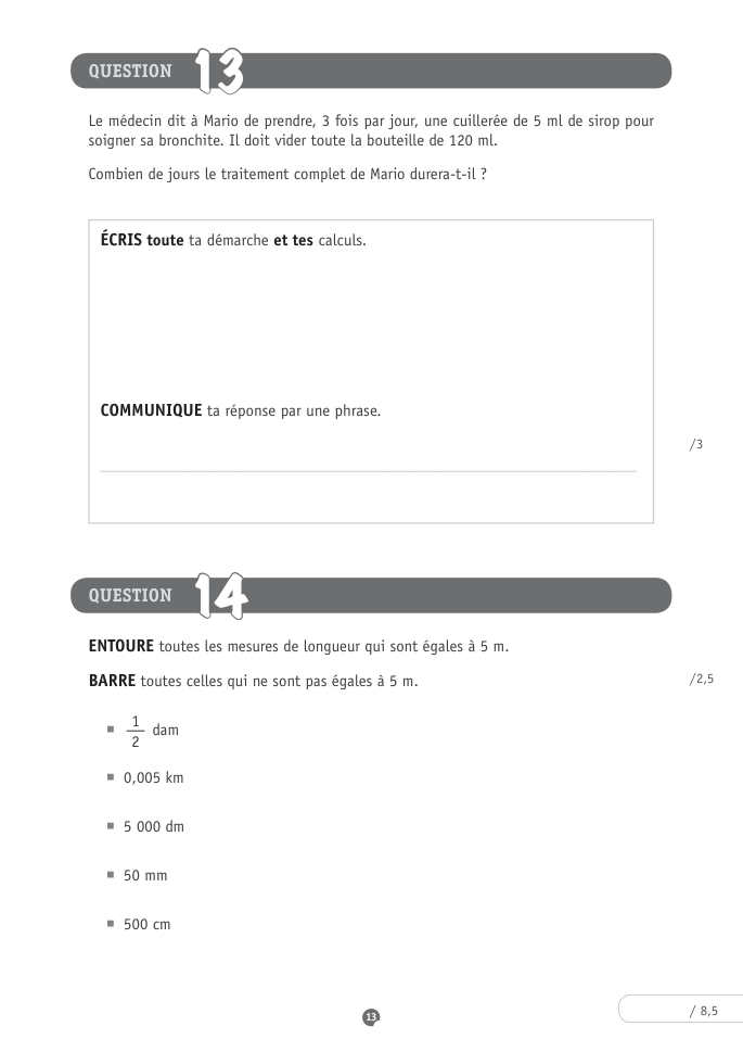 Exercice du questionnaire CEB 2016, page 97