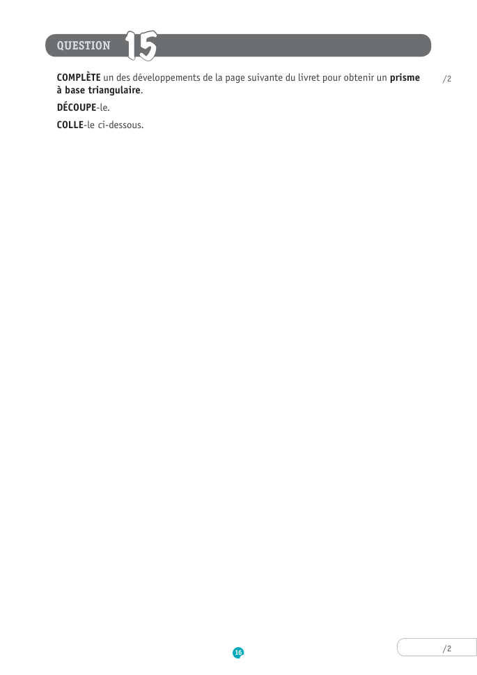 Exercice du questionnaire CEB 2017, page 32