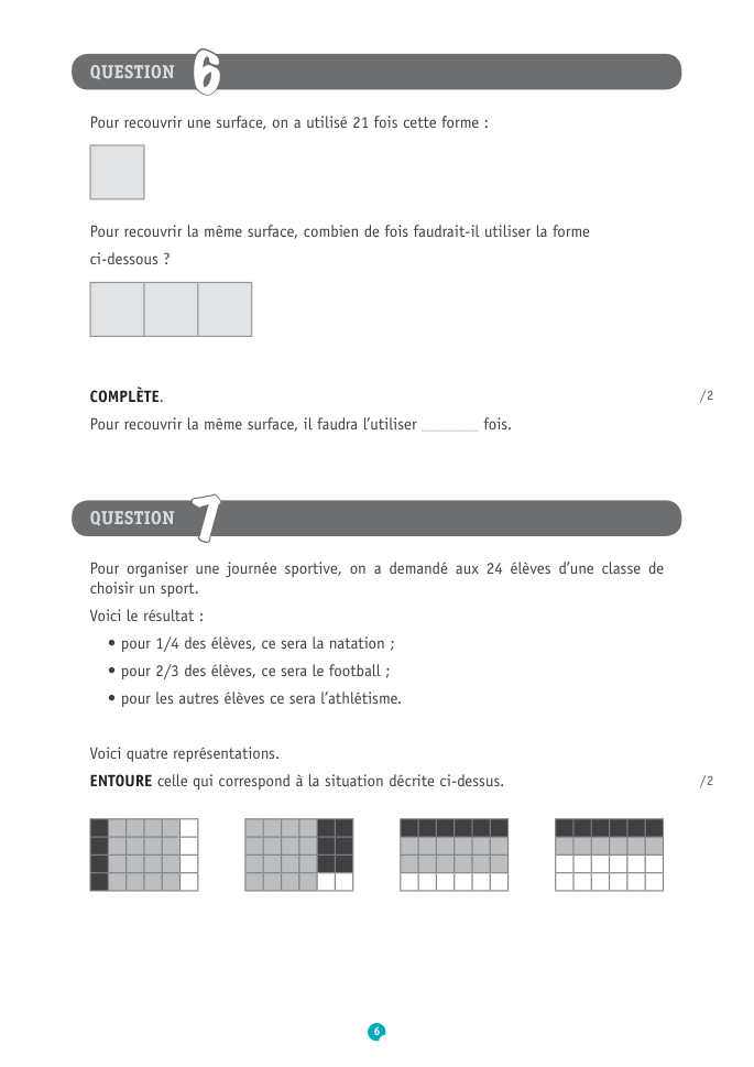 Exercice du questionnaire CEB 2017, page 42