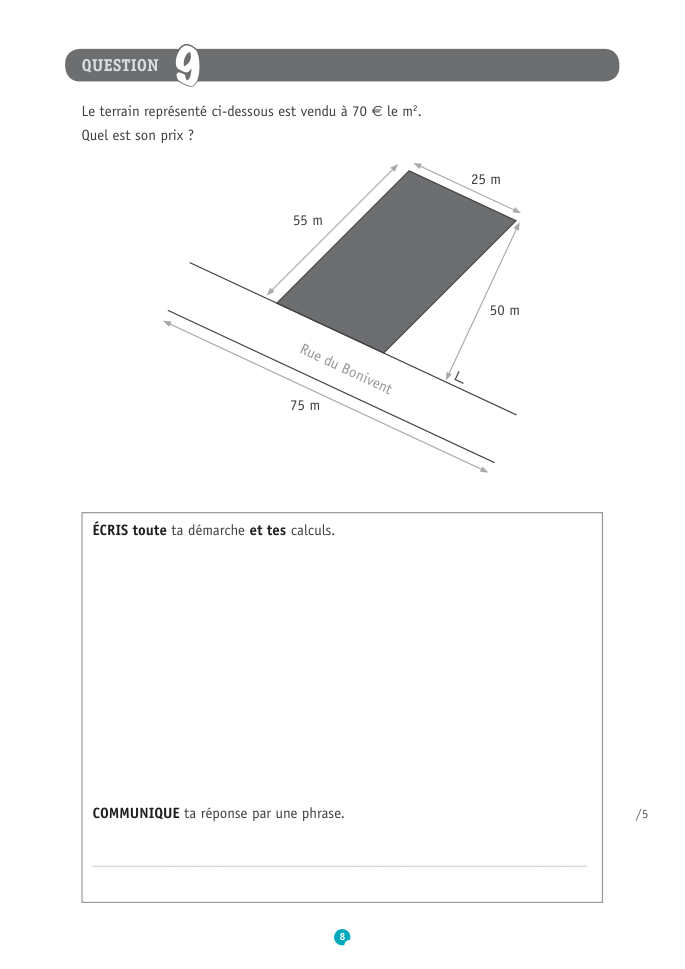 Exercice du questionnaire CEB 2017, page 44