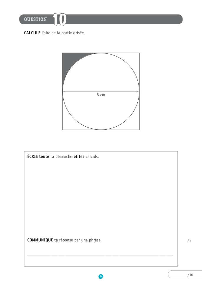 Exercice du questionnaire CEB 2017, page 45