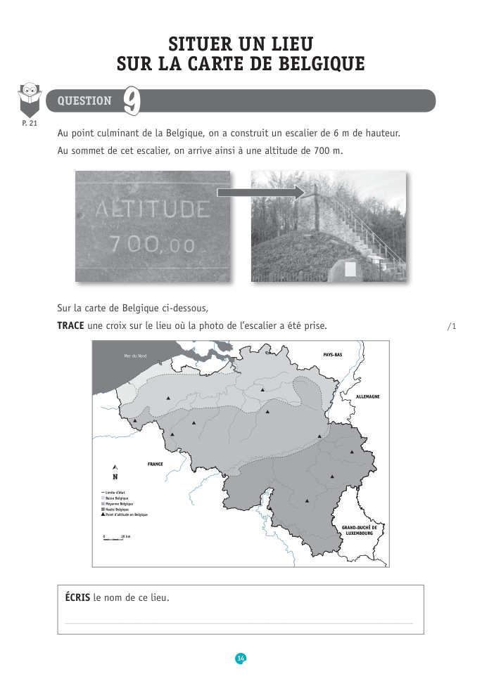 Exercice du questionnaire CEB 2017, page 70