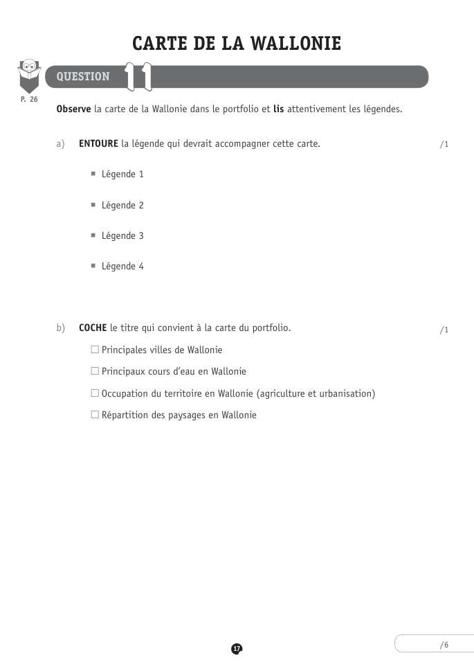 Exercice du questionnaire CEB 2018, page 117