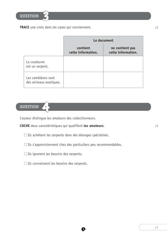 Exercice du questionnaire CEB 2018, page 147