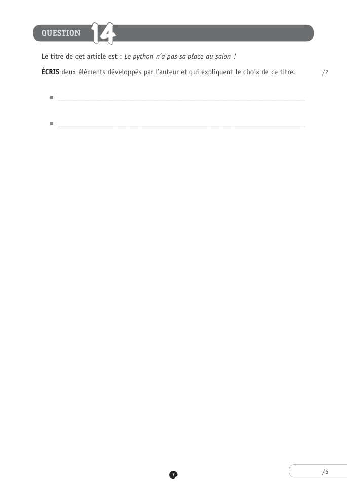 Exercice du questionnaire CEB 2018, page 151