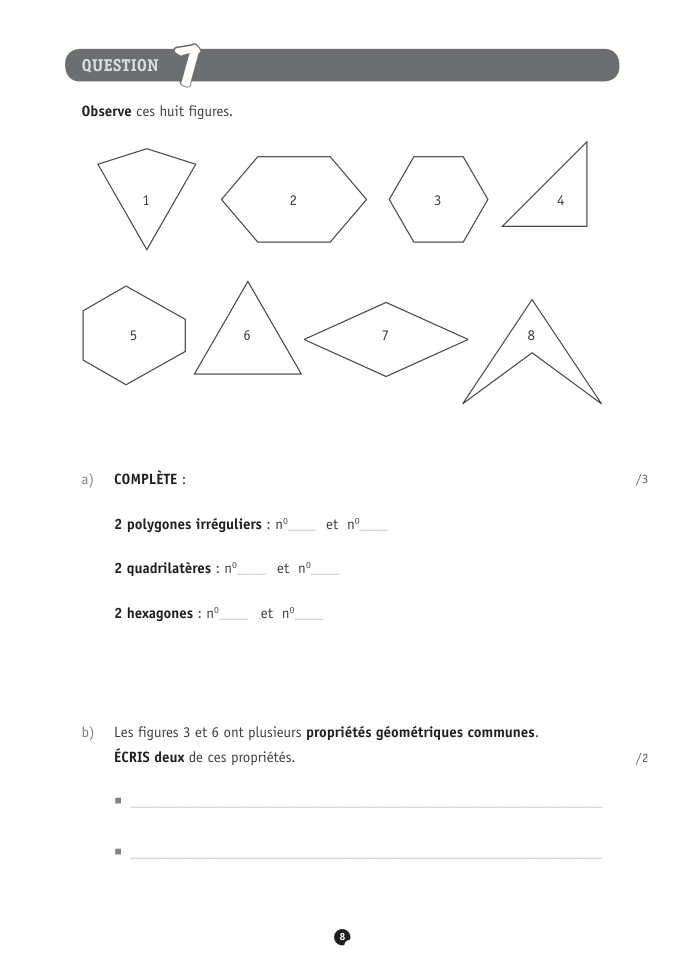 Exercice du questionnaire CEB 2018, page 28