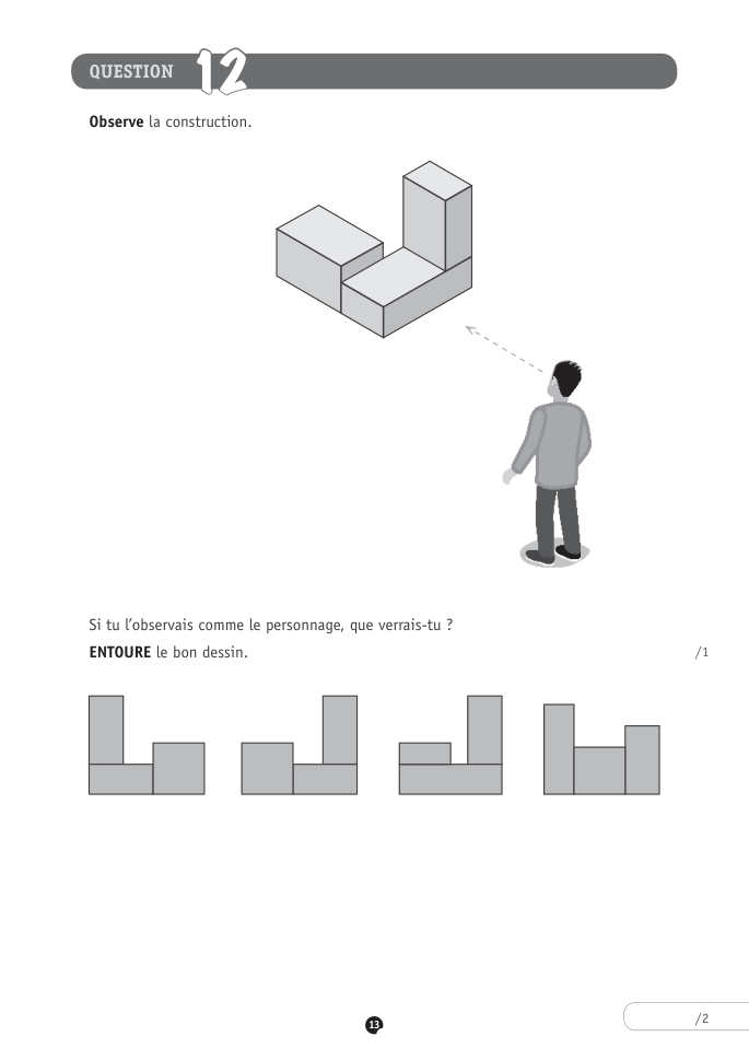 Exercice du questionnaire CEB 2018, page 33
