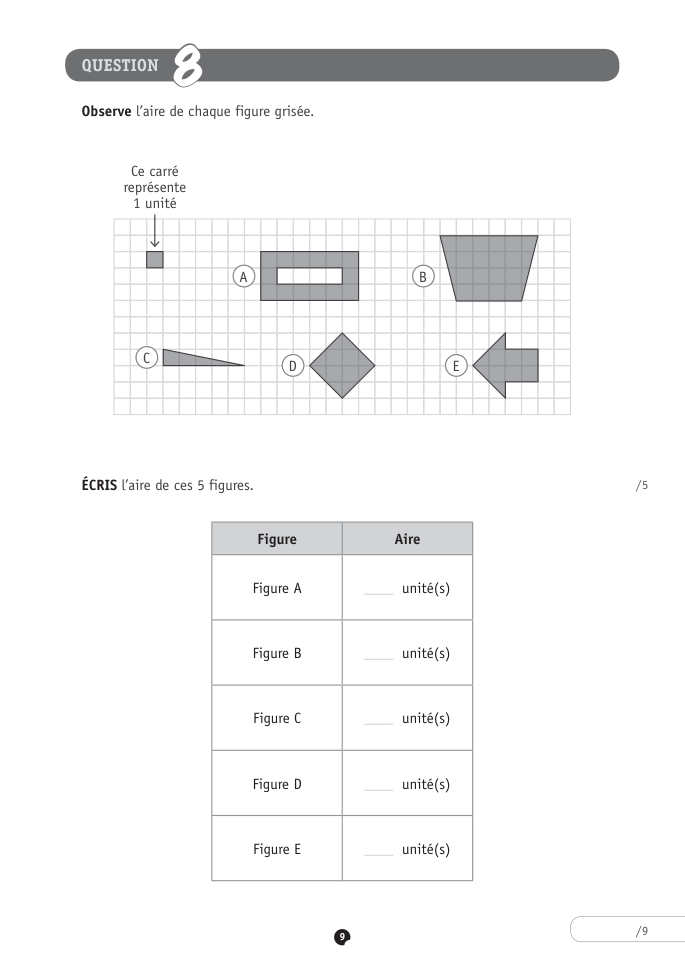 Exercice du questionnaire CEB 2018, page 49