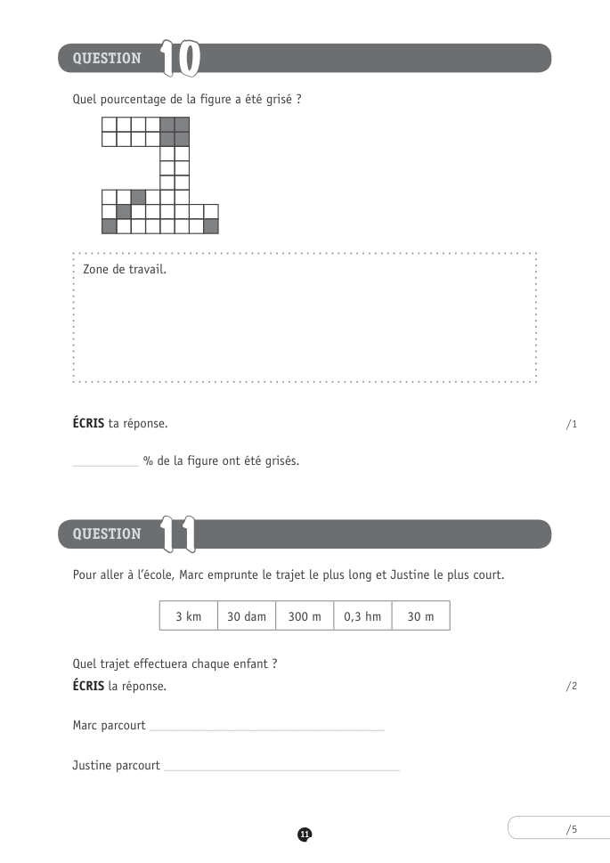 Exercice du questionnaire CEB 2018, page 51