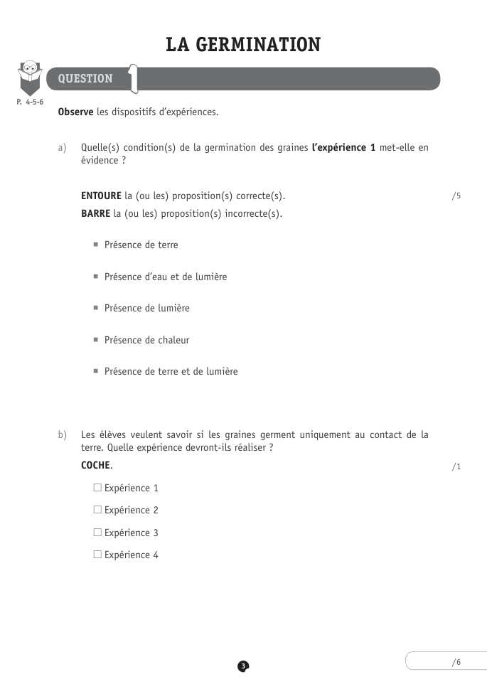 Exercice du questionnaire CEB 2018, page 63