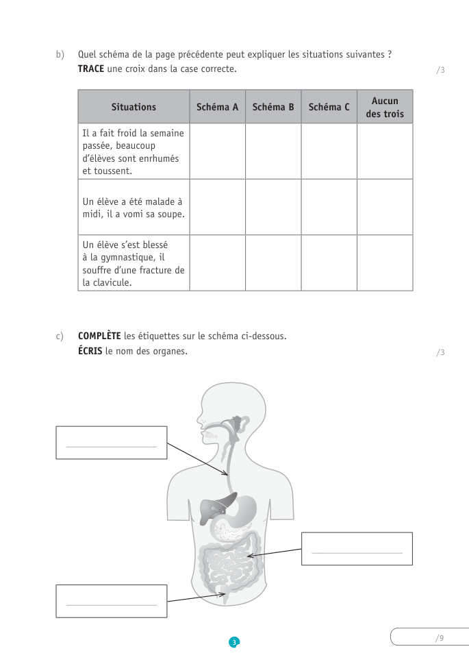 Exercice du questionnaire CEB 2019, page 119