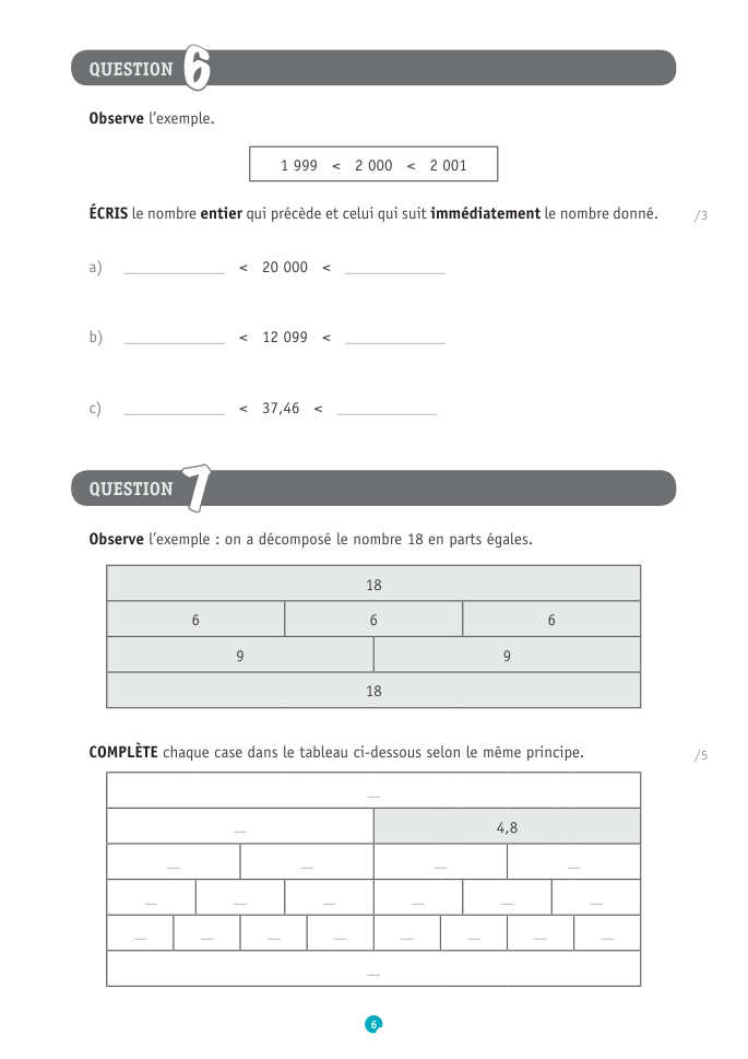Exercice du questionnaire CEB 2019, page 34