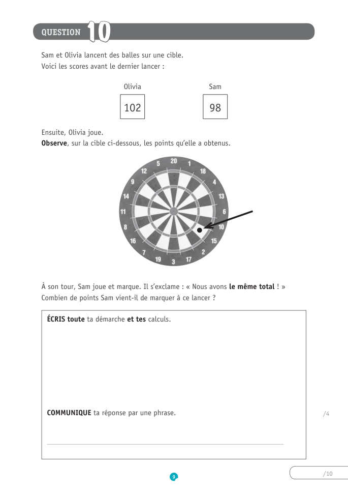 Exercice du questionnaire CEB 2019, page 37