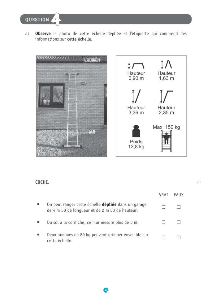 Exercice du questionnaire CEB 2019, page 6