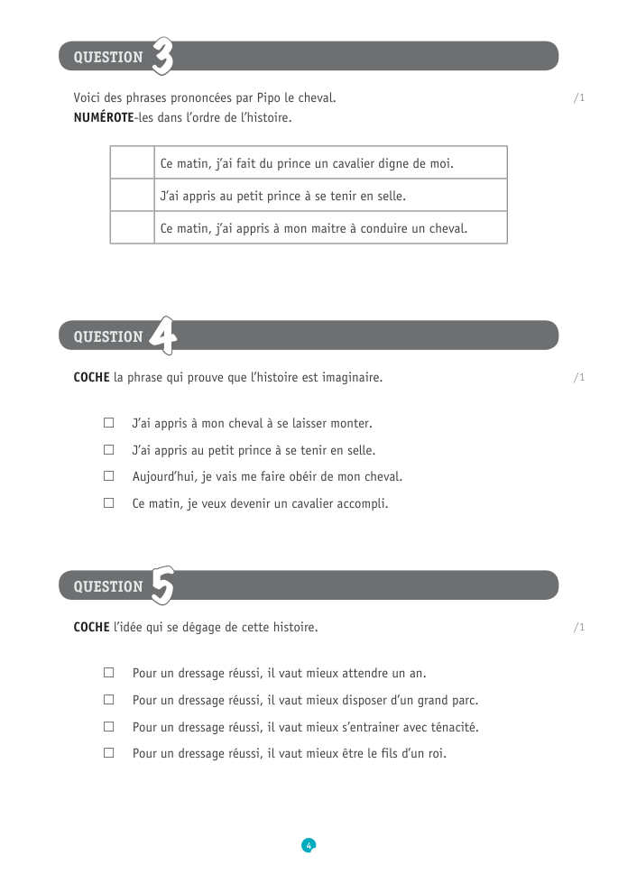 Exercice du questionnaire CEB 2019, page 92