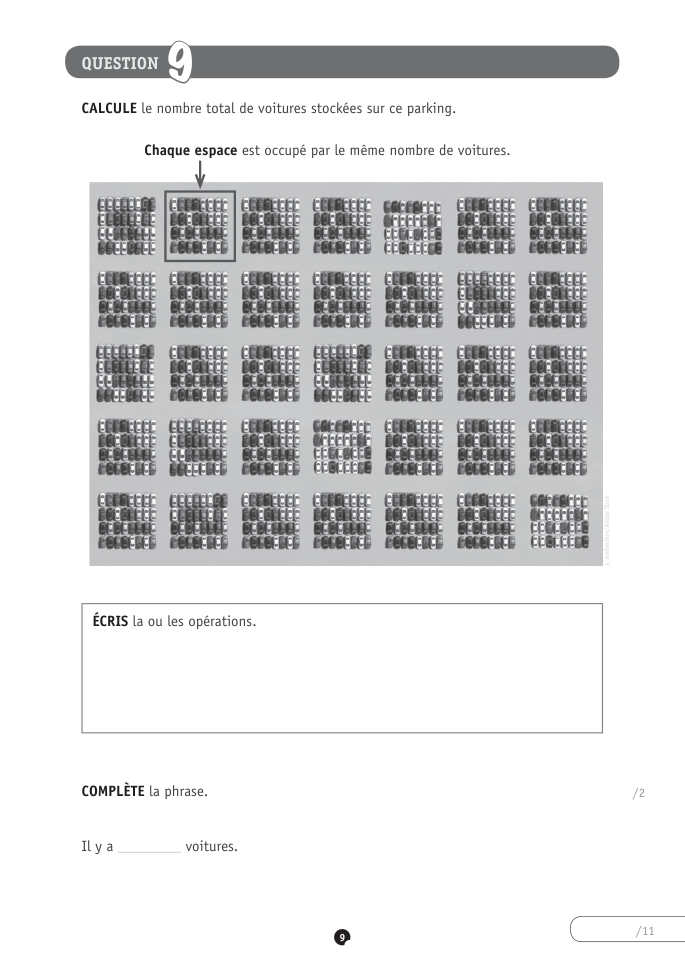 Exercice du questionnaire CEB 2021, page 121