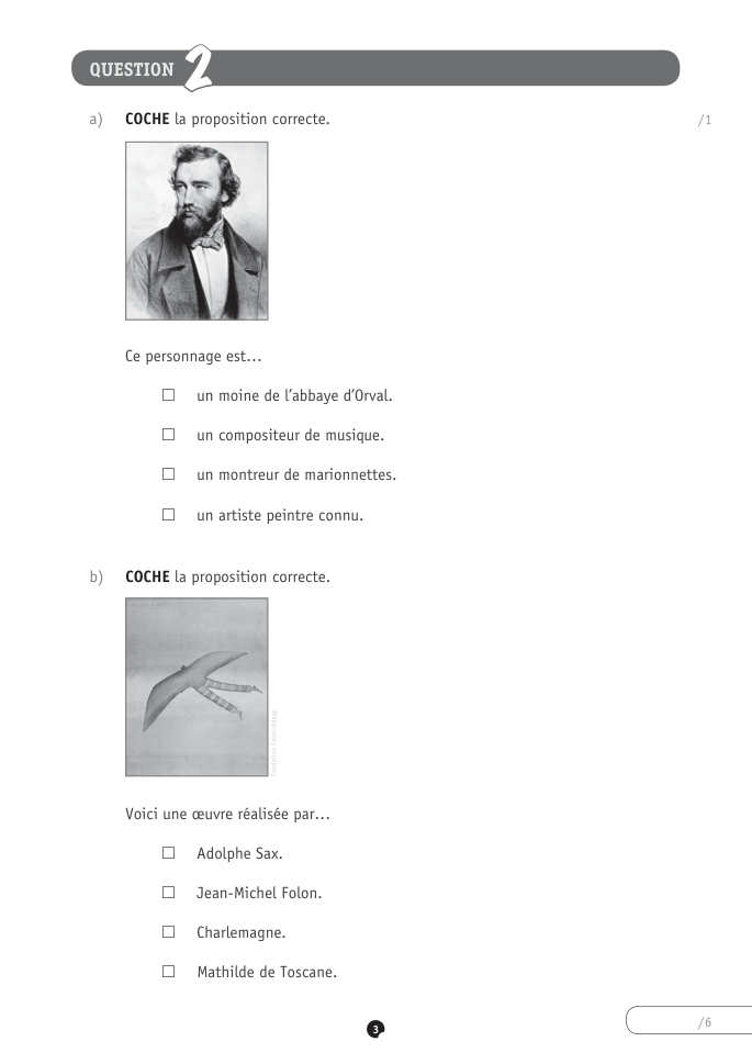 Exercice du questionnaire CEB 2021, page 39