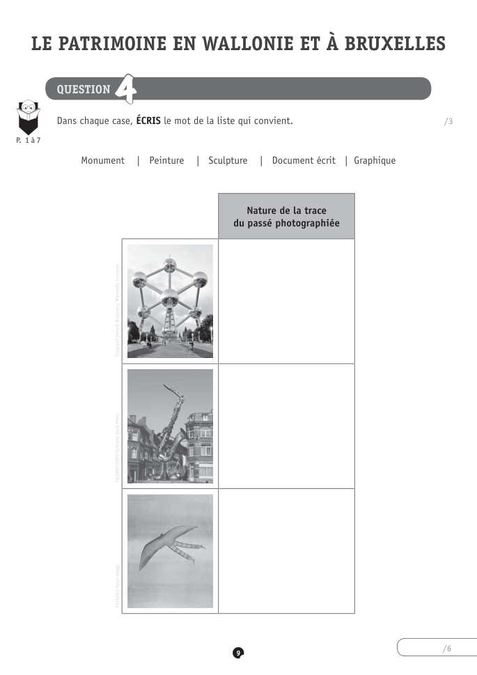 Exercice du questionnaire CEB 2021, page 61