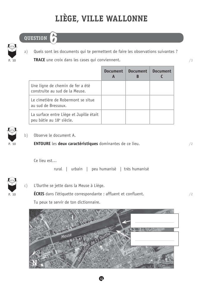 Exercice du questionnaire CEB 2021, page 64