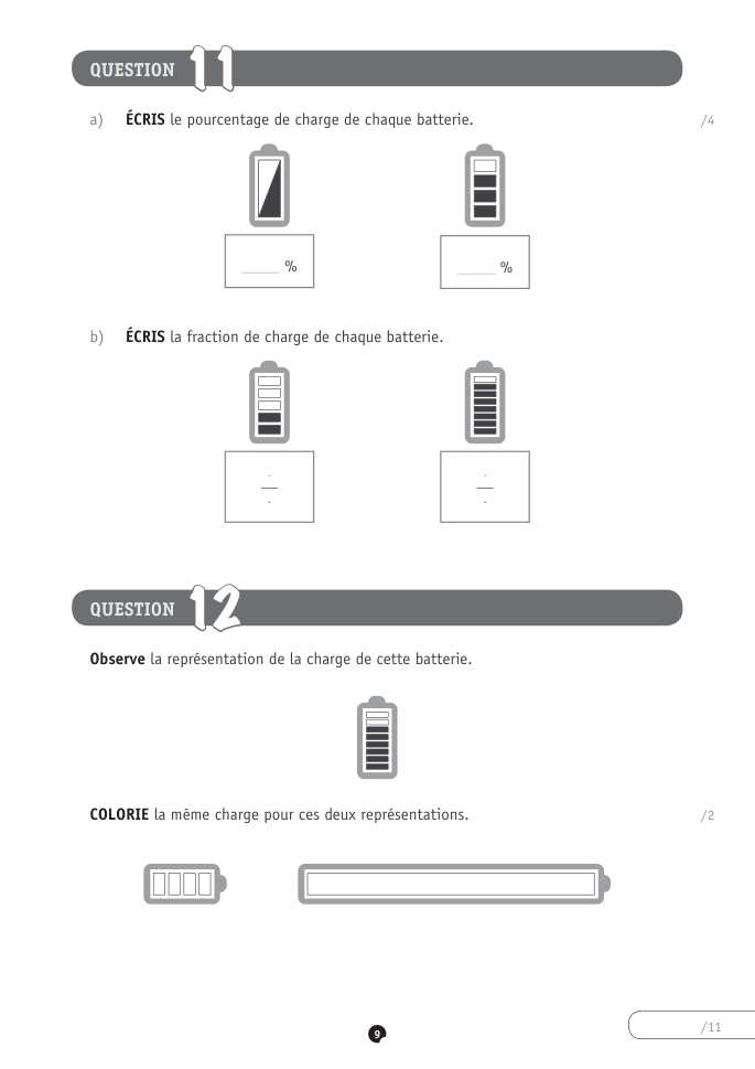Exercice du questionnaire CEB 2021, page 85