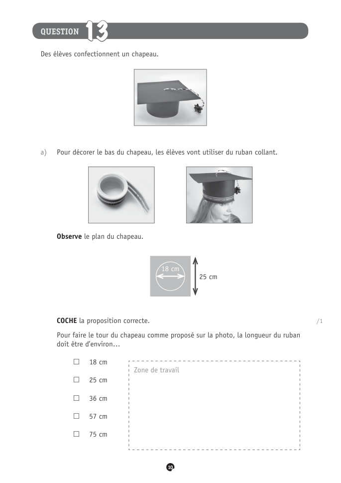 Exercice du questionnaire CEB 2021, page 86