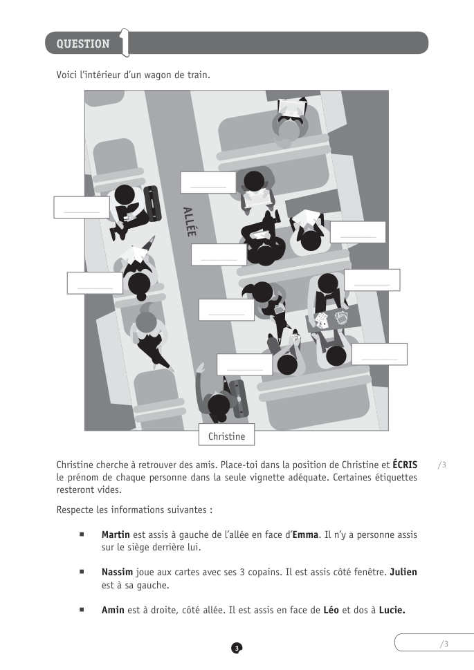 Exercice du questionnaire CEB 2022, page 103