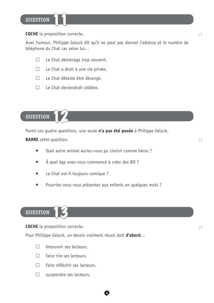 Exercice du questionnaire CEB 2022, page 126