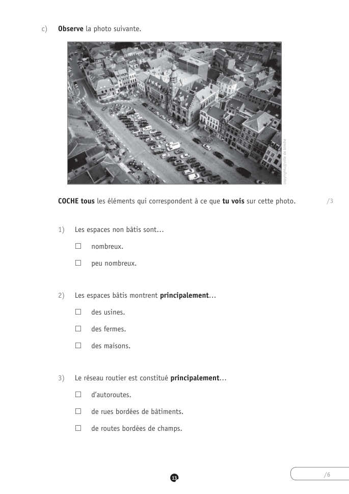 Exercice du questionnaire CEB 2022, page 13