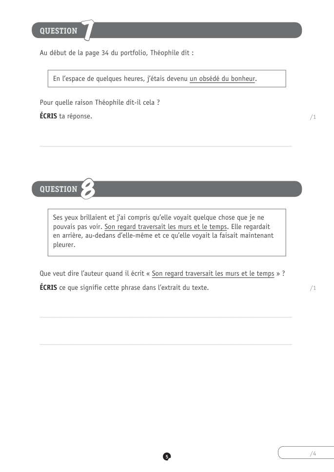 Exercice du questionnaire CEB 2022, page 149