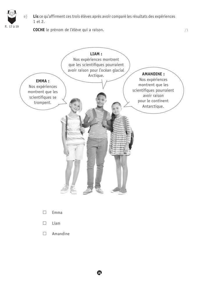 Exercice du questionnaire CEB 2022, page 54