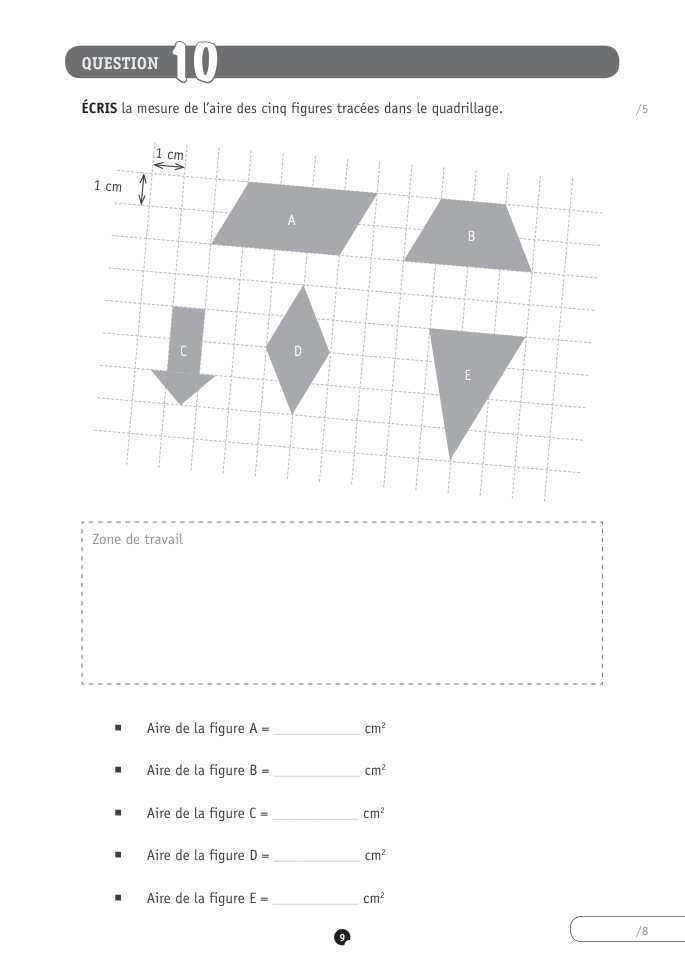 Exercice du questionnaire CEB 2022, page 65