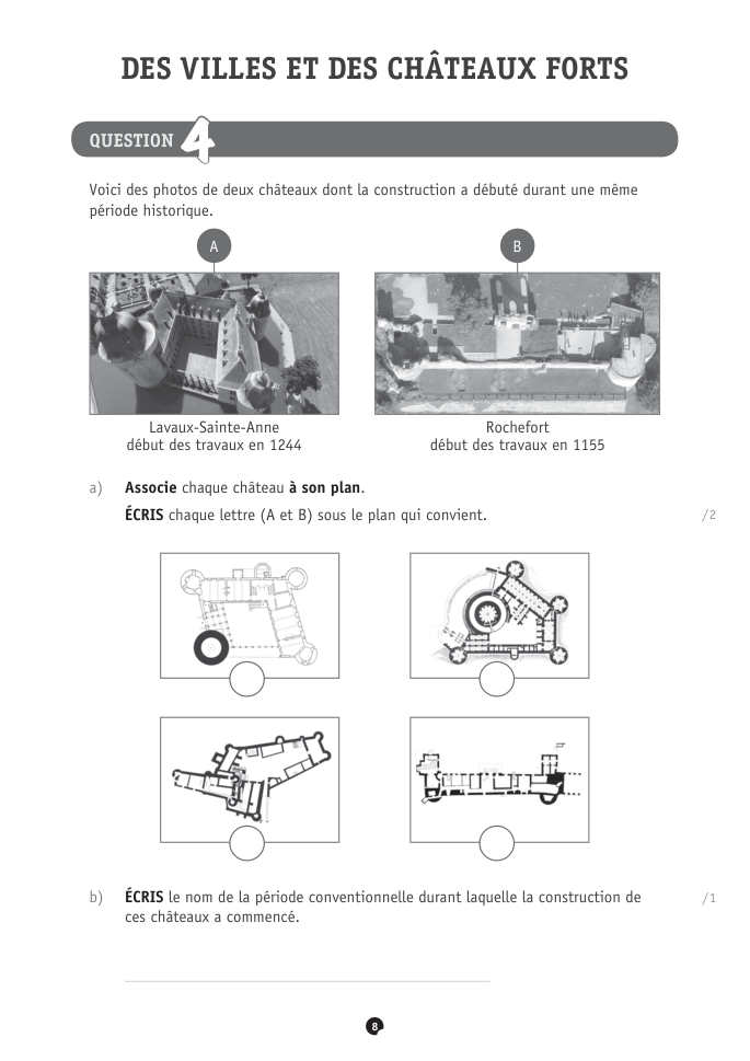 Exercice du questionnaire CEB 2022, page 8