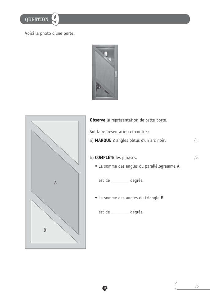 Exercice du questionnaire CEB 2023, page 103