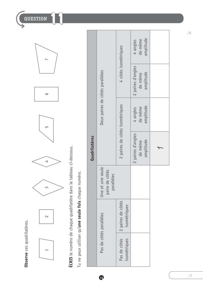 Exercice du questionnaire CEB 2023, page 105