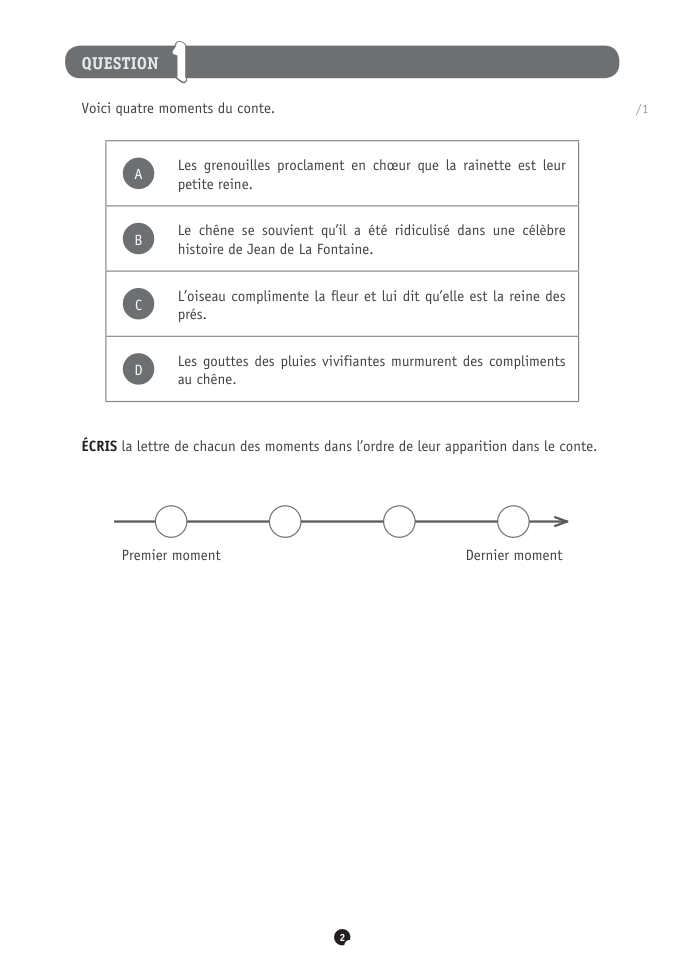 Exercice du questionnaire CEB 2023, page 114