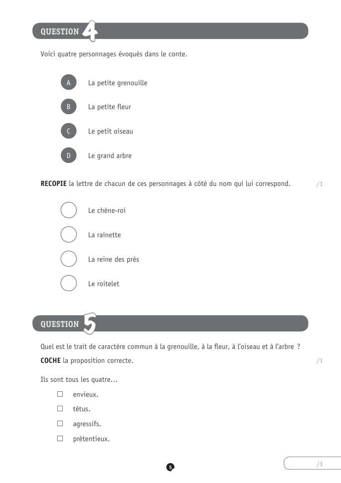 Exercice du questionnaire CEB 2023, page 117
