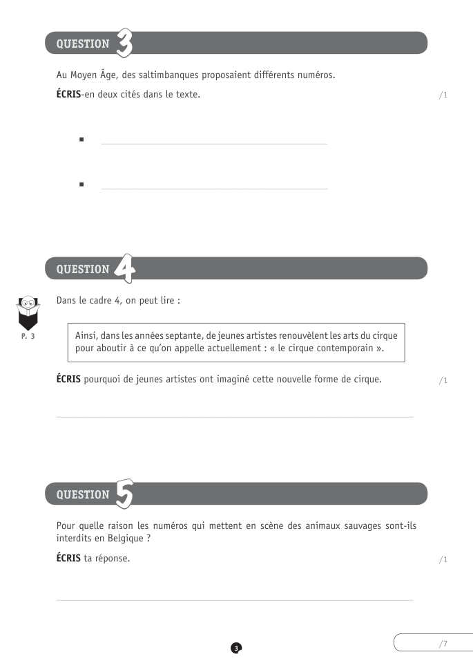 Exercice du questionnaire CEB 2023, page 131