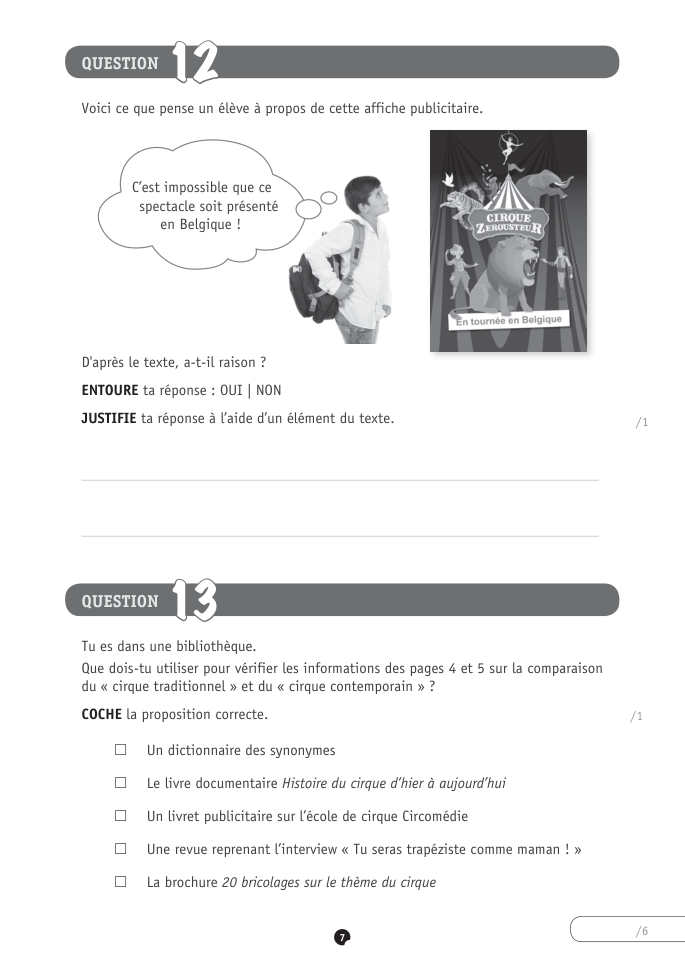 Exercice du questionnaire CEB 2023, page 135