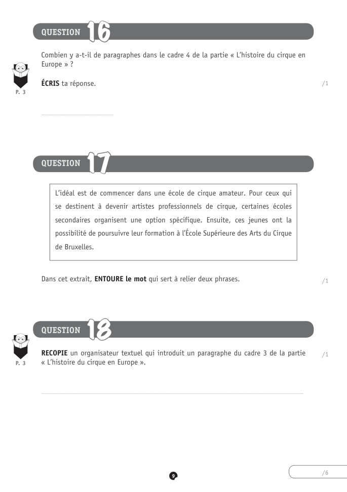 Exercice du questionnaire CEB 2023, page 137