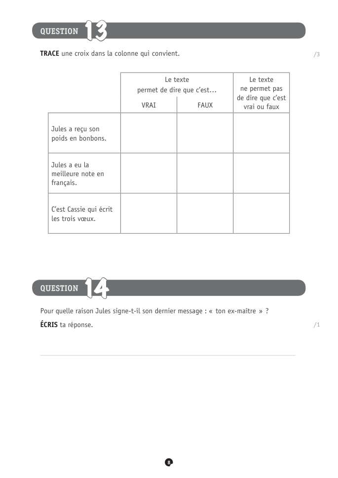 Exercice du questionnaire CEB 2023, page 148