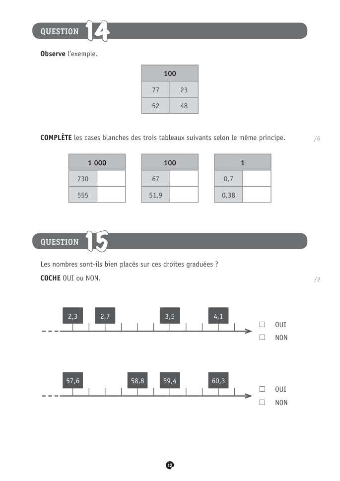 Exercice du questionnaire CEB 2023, page 84