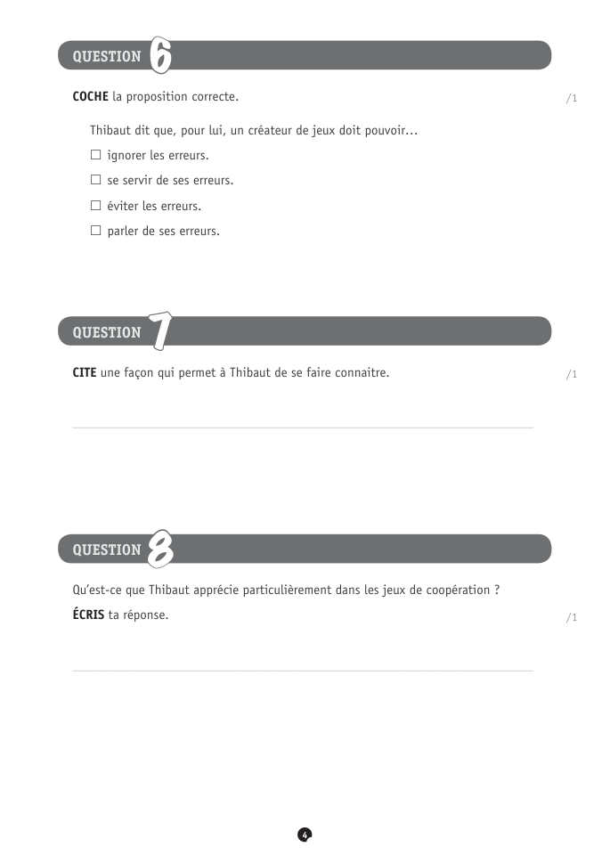 Exercice du questionnaire CEB 2024, page 116