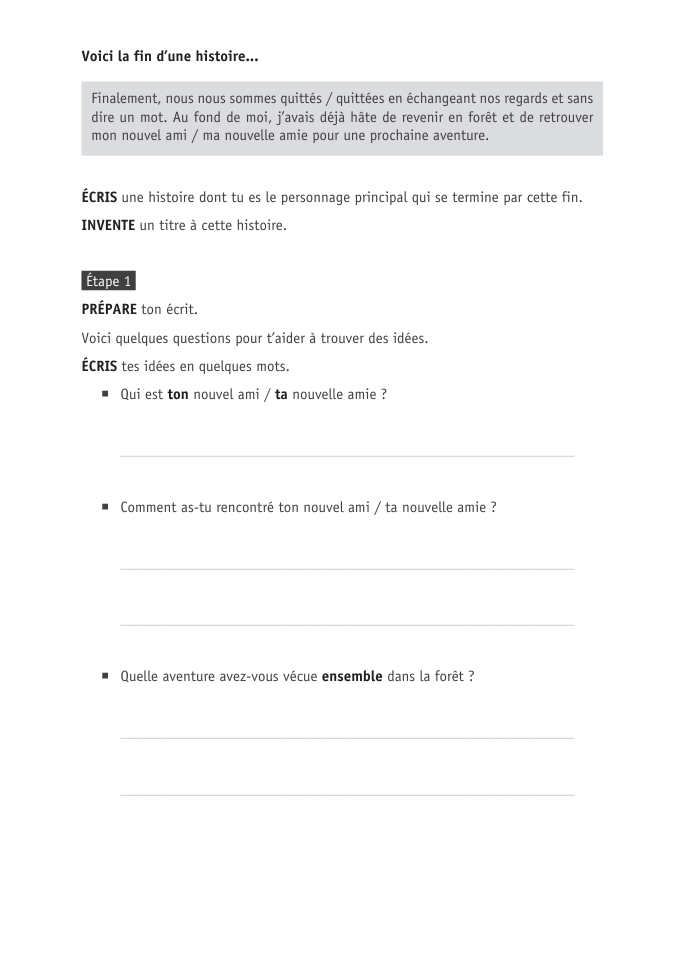 Exercice du questionnaire CEB 2024, page 122